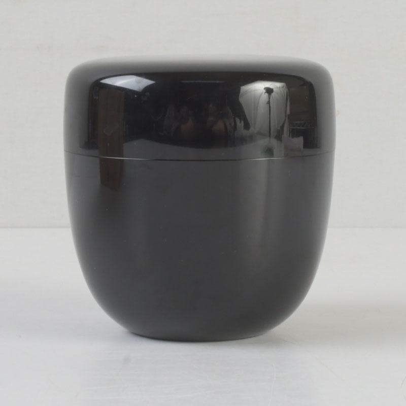 茶道具 輪島塗 蒔絵師 谷内一則(紫香)作 岩松蒔絵 大棗 共布共箱