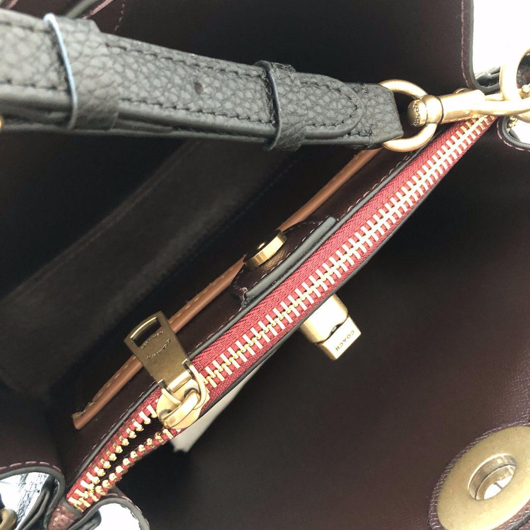 COACHコーチバッグ C3916 ブラック ハンドバッグ ショルダーバッグ