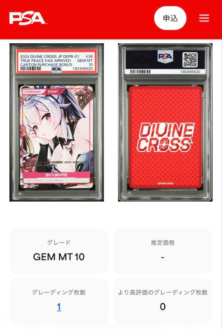 DIVINE CROSS DUEL PRINCESS Vol 1⁄Vol 2 10枚ディヴァインクロス