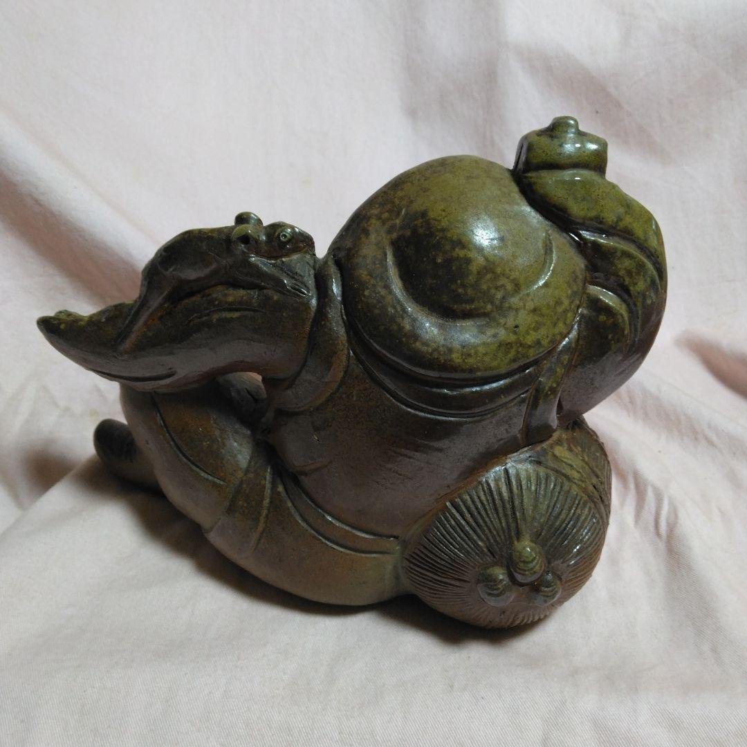 備前焼　木南知加選作　大黒天