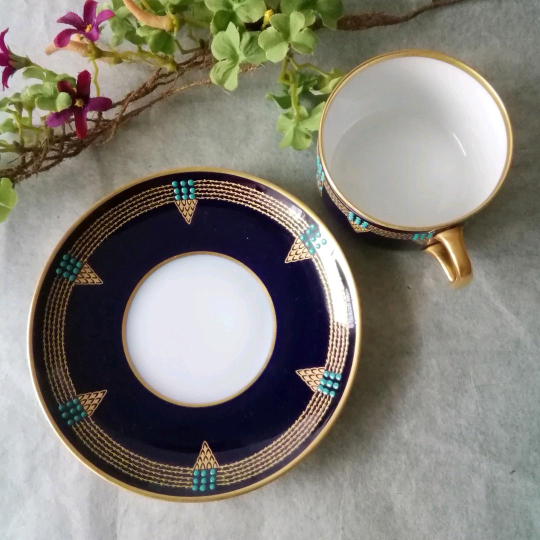 逸品 フッチェンロイター アールデコ金彩ジュエルC&S ドイツ