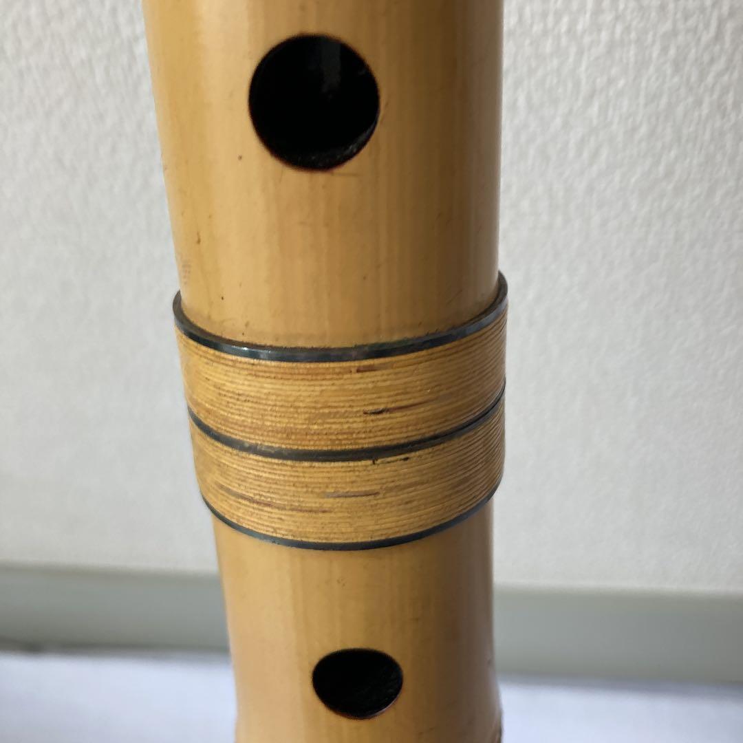 尺八大宝　63㎝・銘刻印大宝3ヶ所　ひび割れあり　NO.7