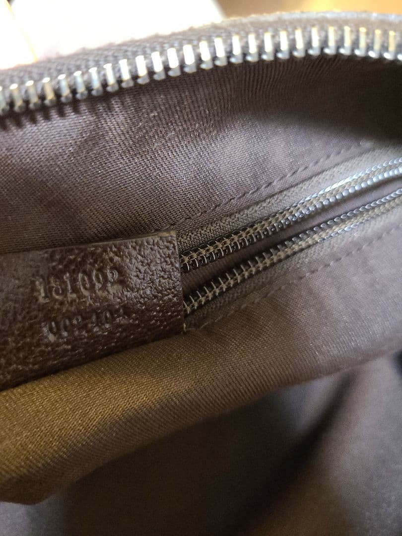 GUCCI グッチ ロゴ GG柄 キャンバス ハーフムーン ワンショルダーバッグ