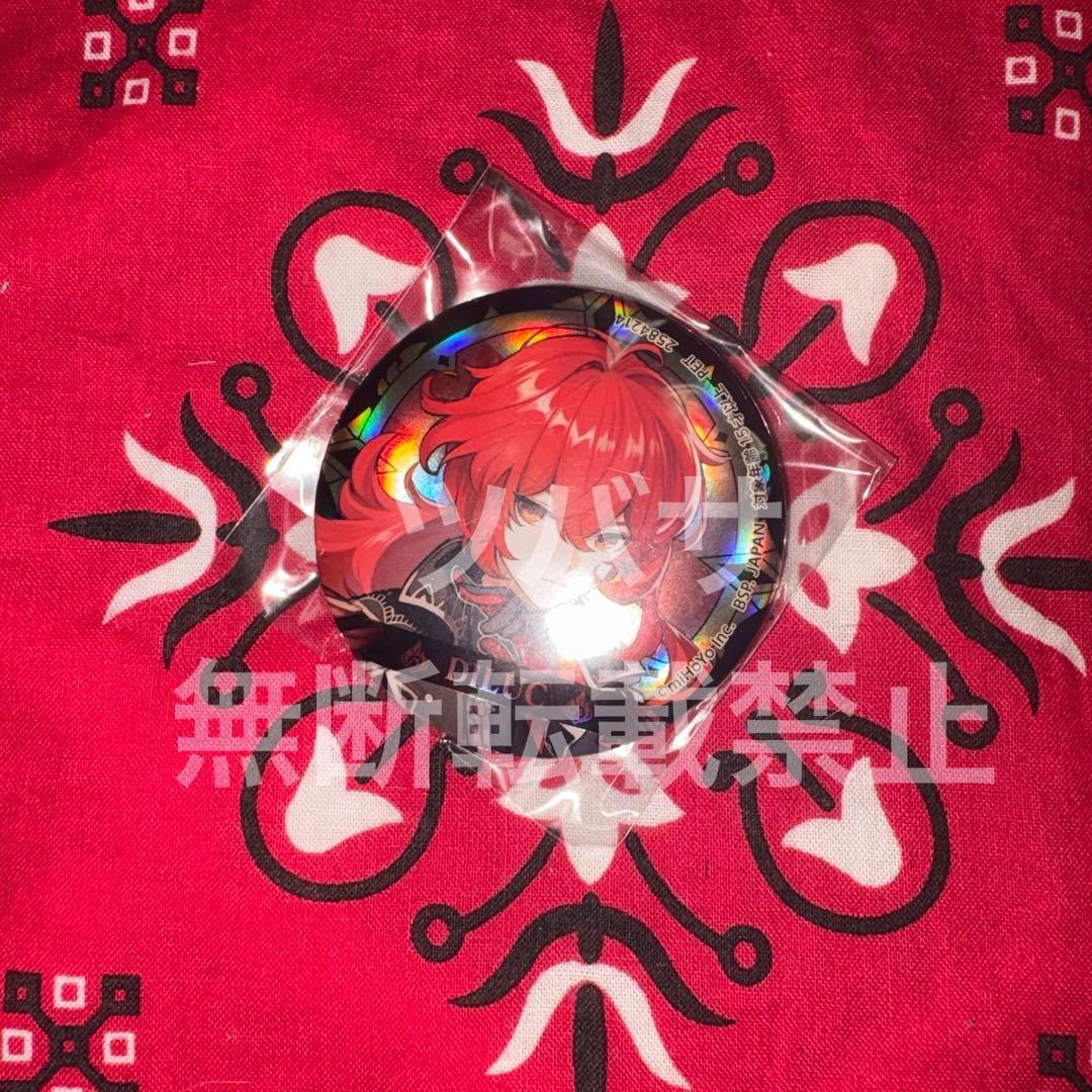 原神 ディルック ホログラム缶バッジ sega gigo プライズ - メルカリ