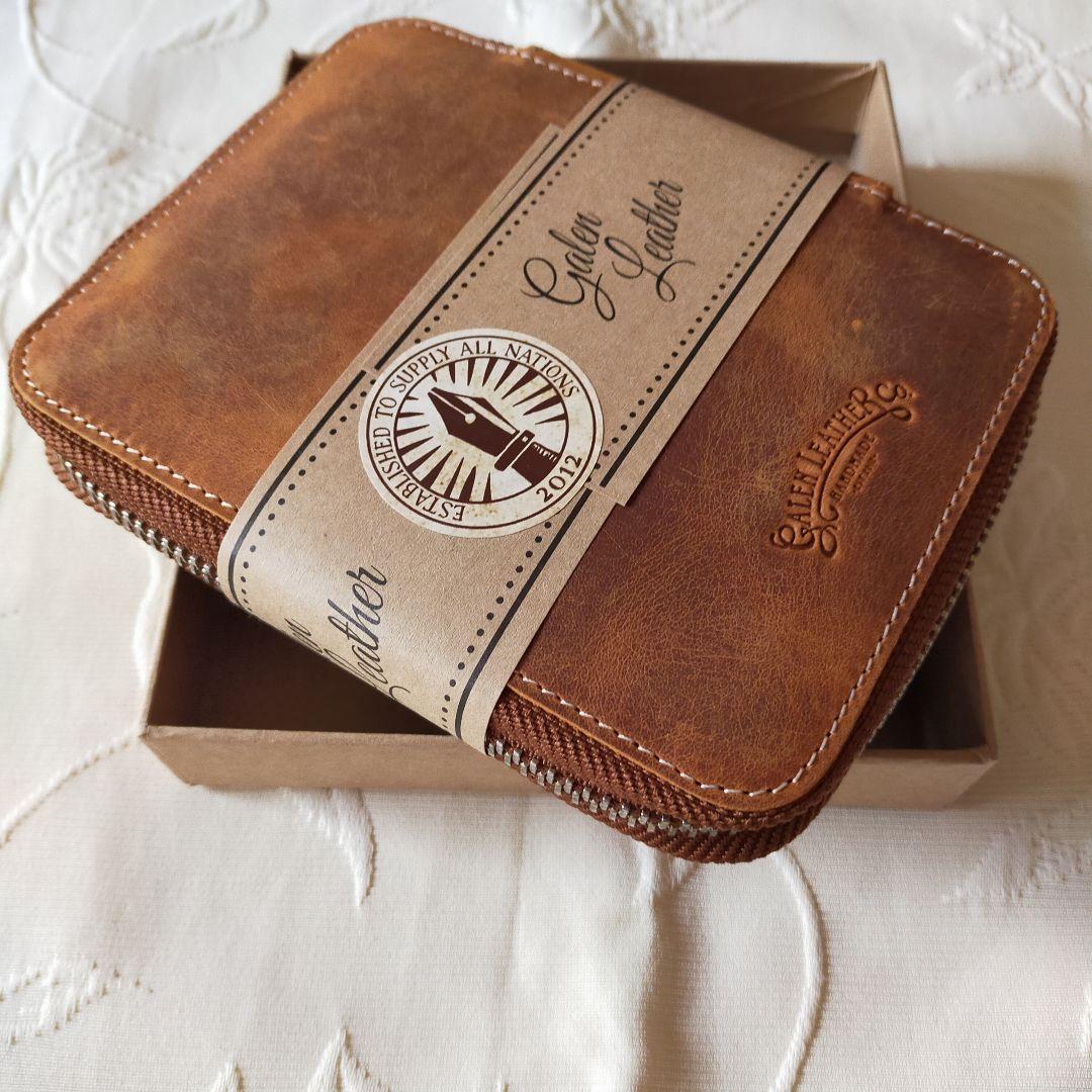 ガレンレザー ペンケース（10本挿し）＊クレイジーホースブラウン