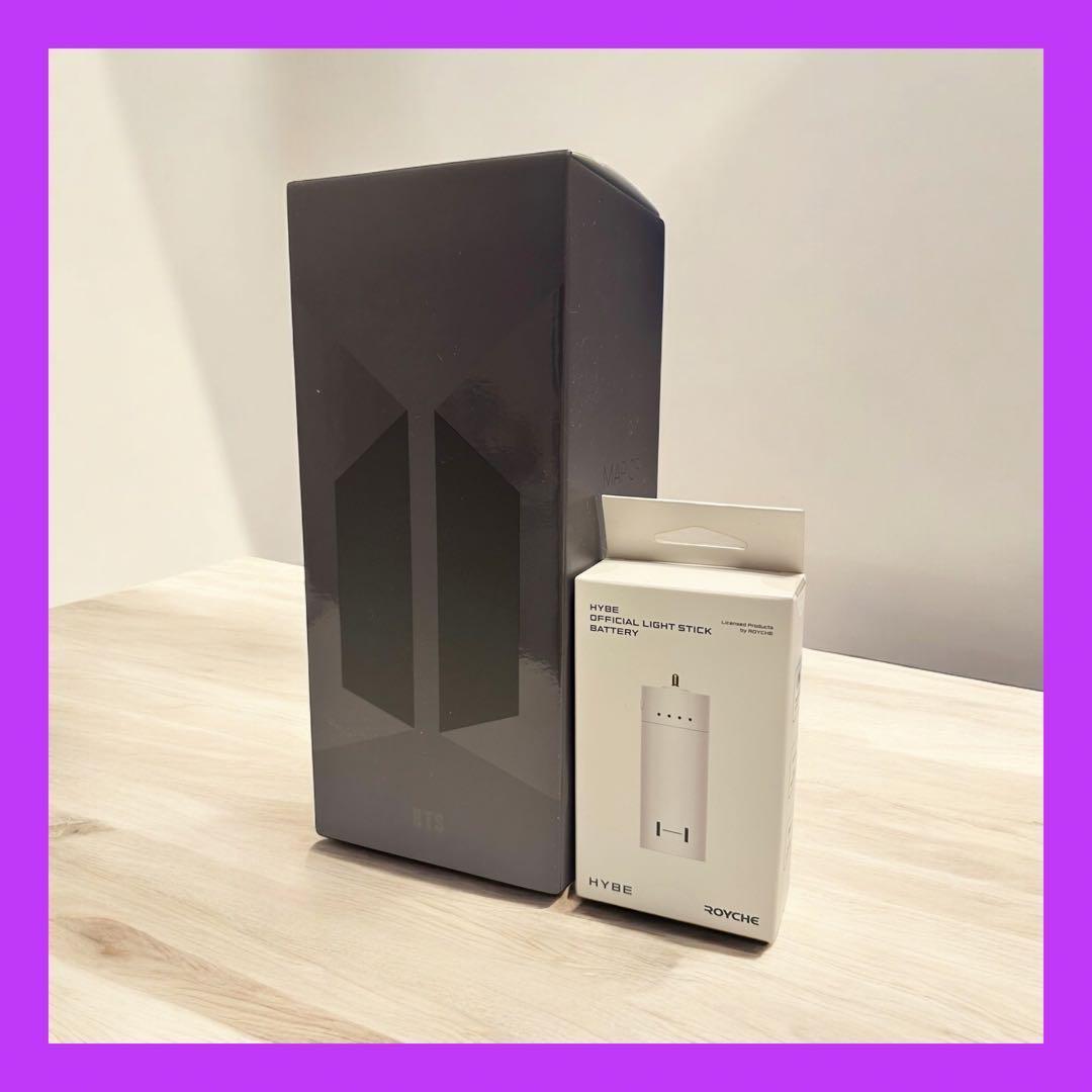 BTS 公式ペンライト Ver.4 ＆専用バッテリー 2点セット