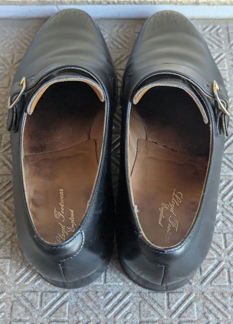 ロイドフットウェア　シングルモンクシューズ　ブラック　Size5.5E
