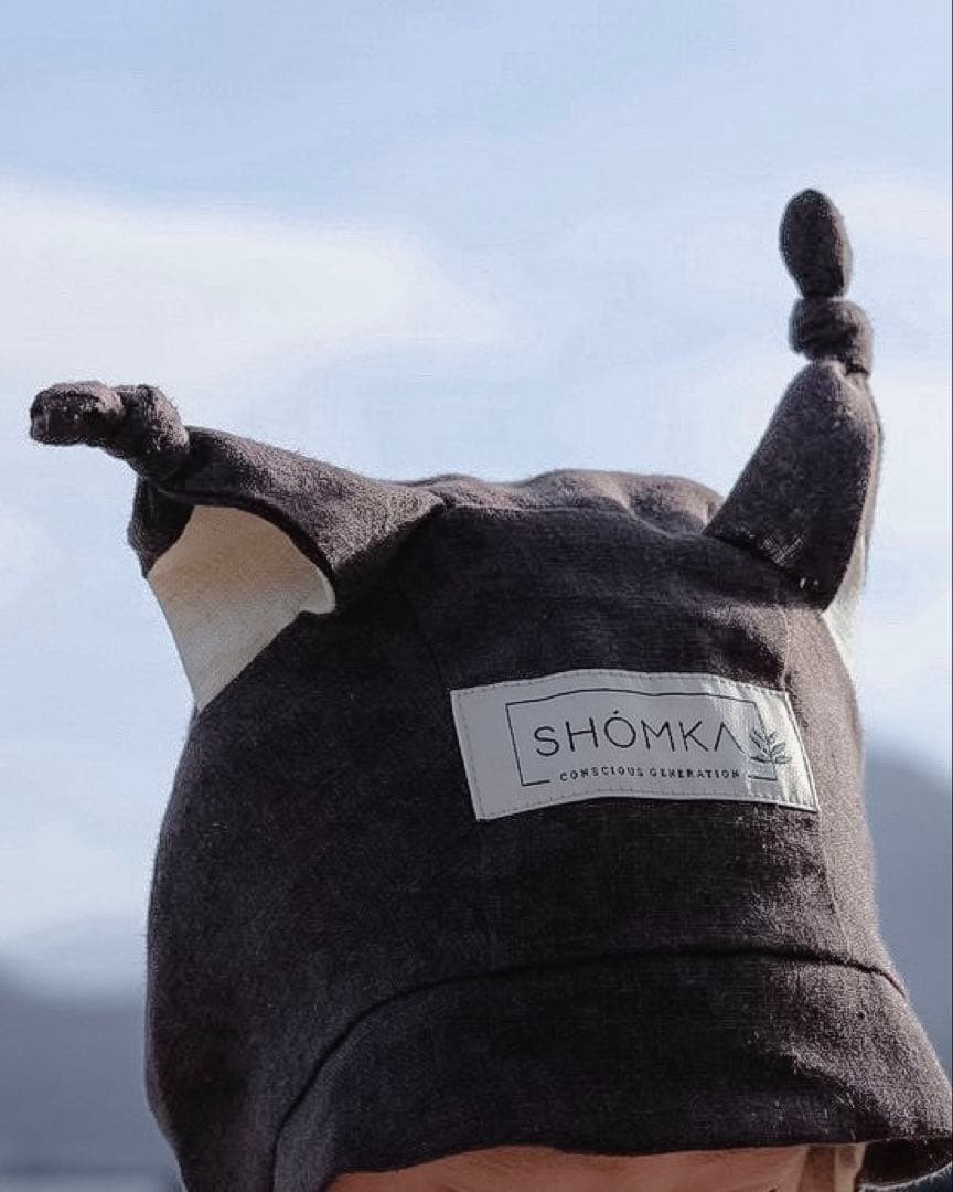 SHOMKA Chocolate lynx bonnet 49cm