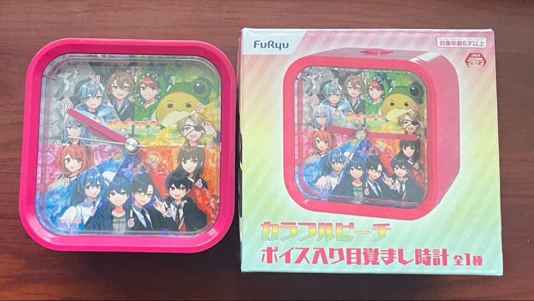 カラフルピーチ からぴち ボイス入りメッセージ目覚まし時計 m - メルカリ