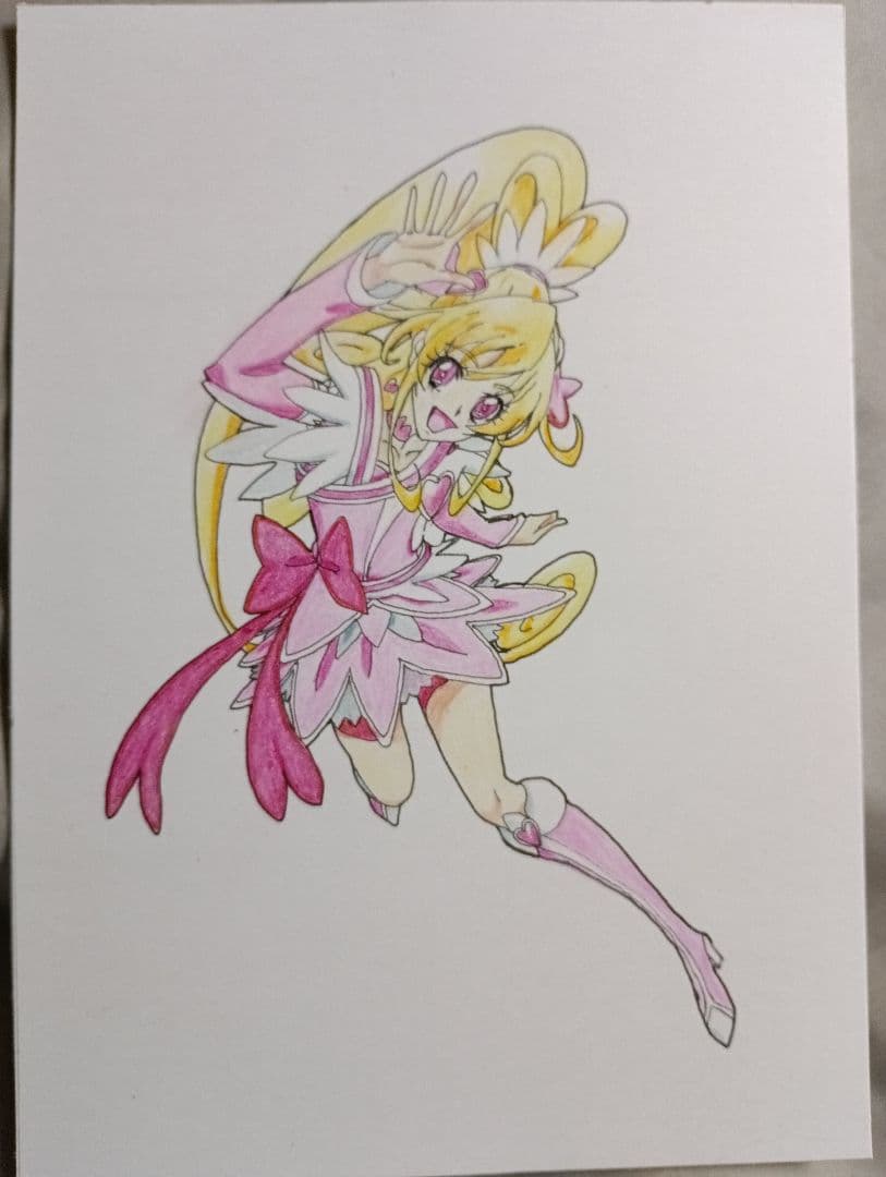 プリキュア 手描きアート 食玩「プリキュア色紙ART」より「プリキュア」20周年記念特別弾の第2弾