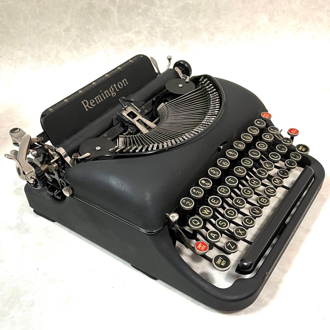 アメリカレミントン製タイプライター、ジャンク品アンティーク、レア