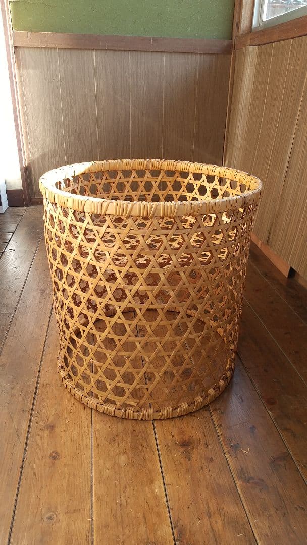 山岳少数民族 ラタン竹編籠 バスケット 竹かご 椀籠 バスケット古民芸 民藝