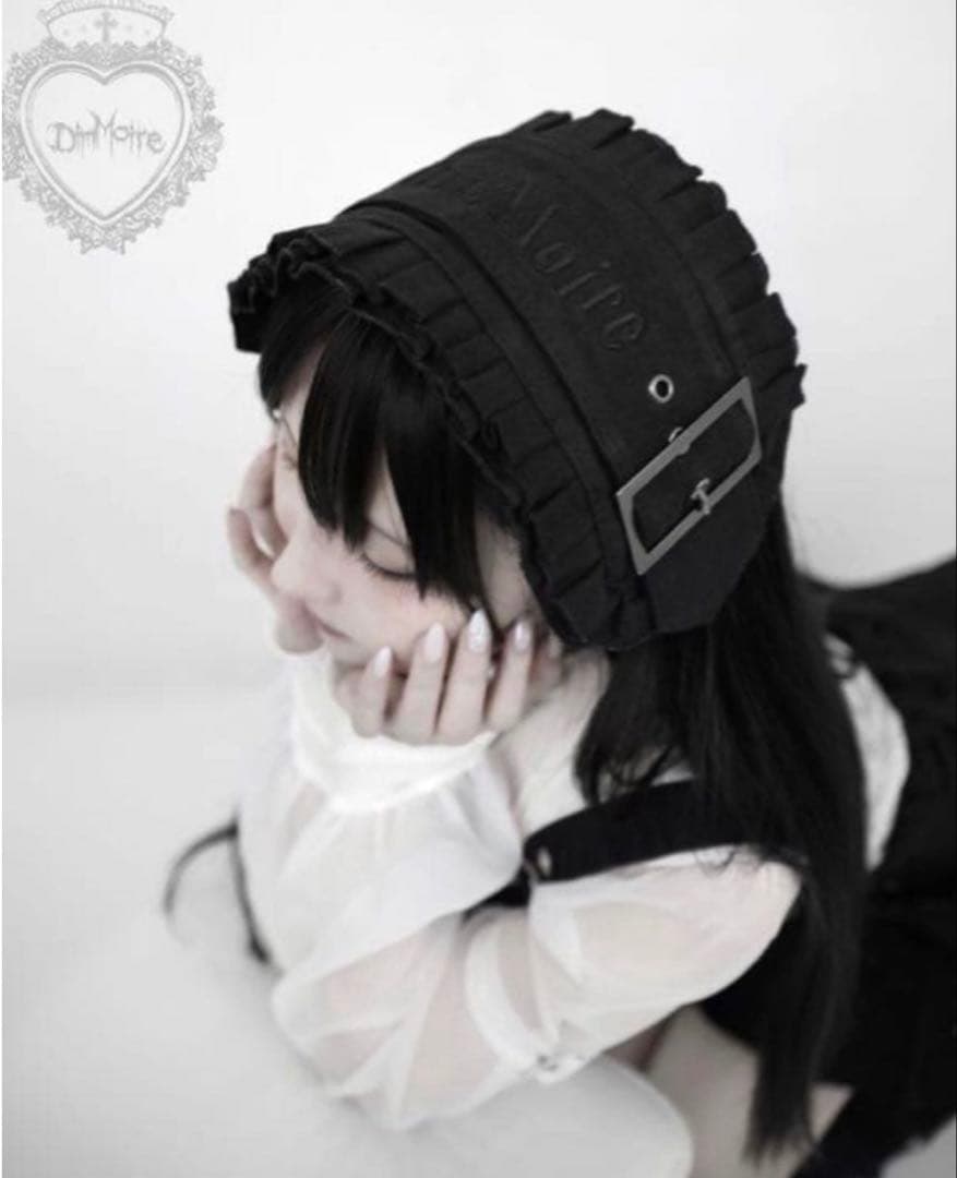 DimMoire デニムヘッドドレス ブラック ディムモアール - メルカリ