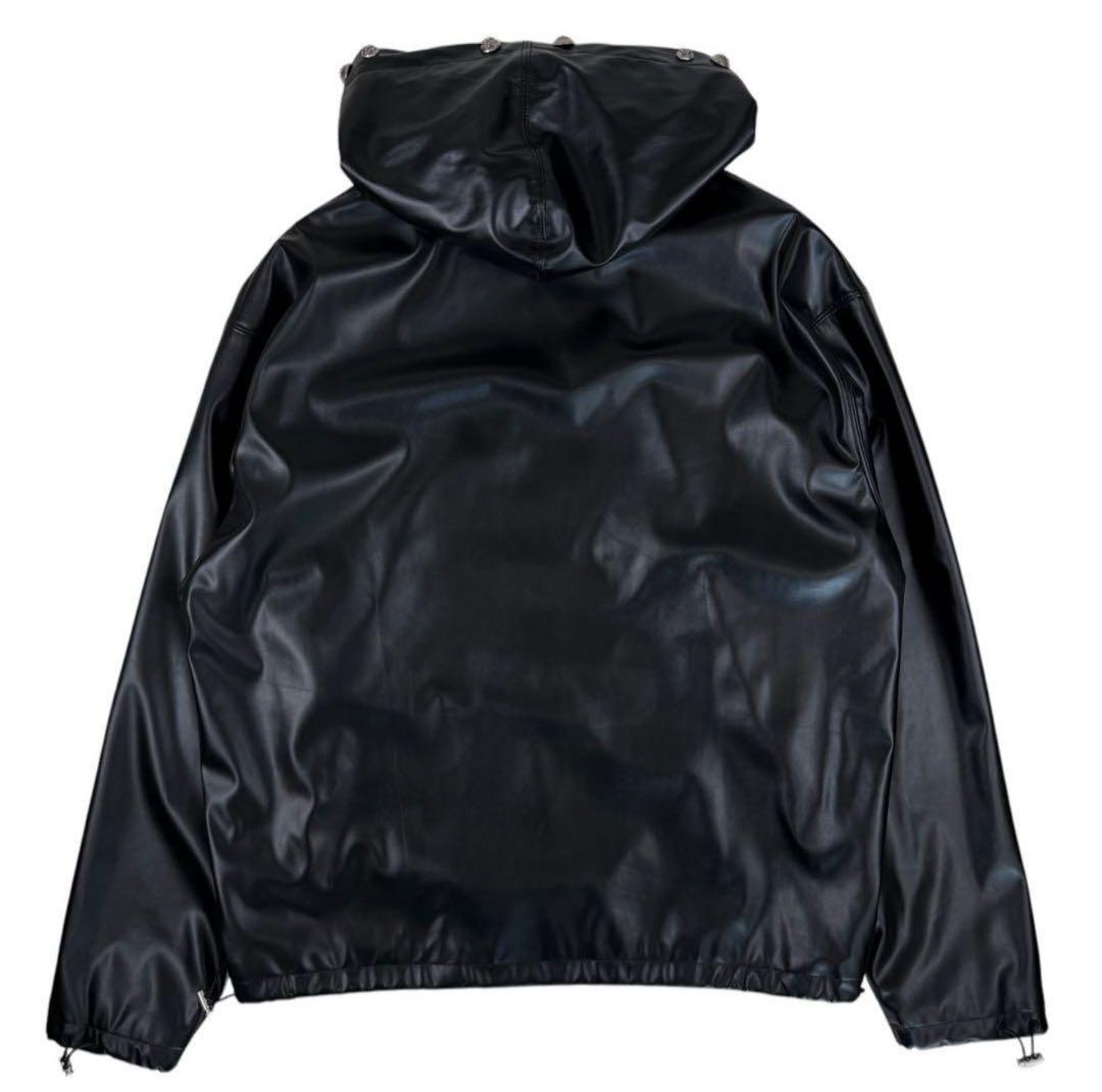 ROSEN KREUZ ローゼンクロイツ レザーハーフジップフード 美品 - メルカリ