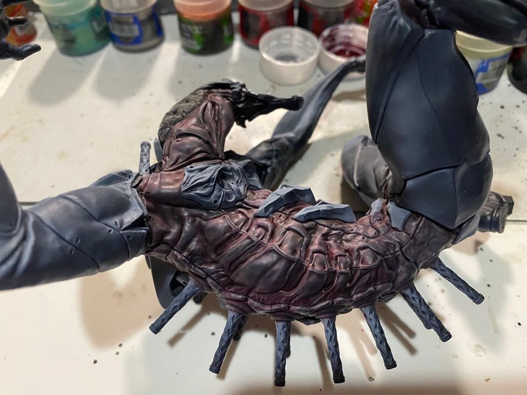 海洋堂，エバンゲリオン2号機獣化ビースト製作塗装完成品