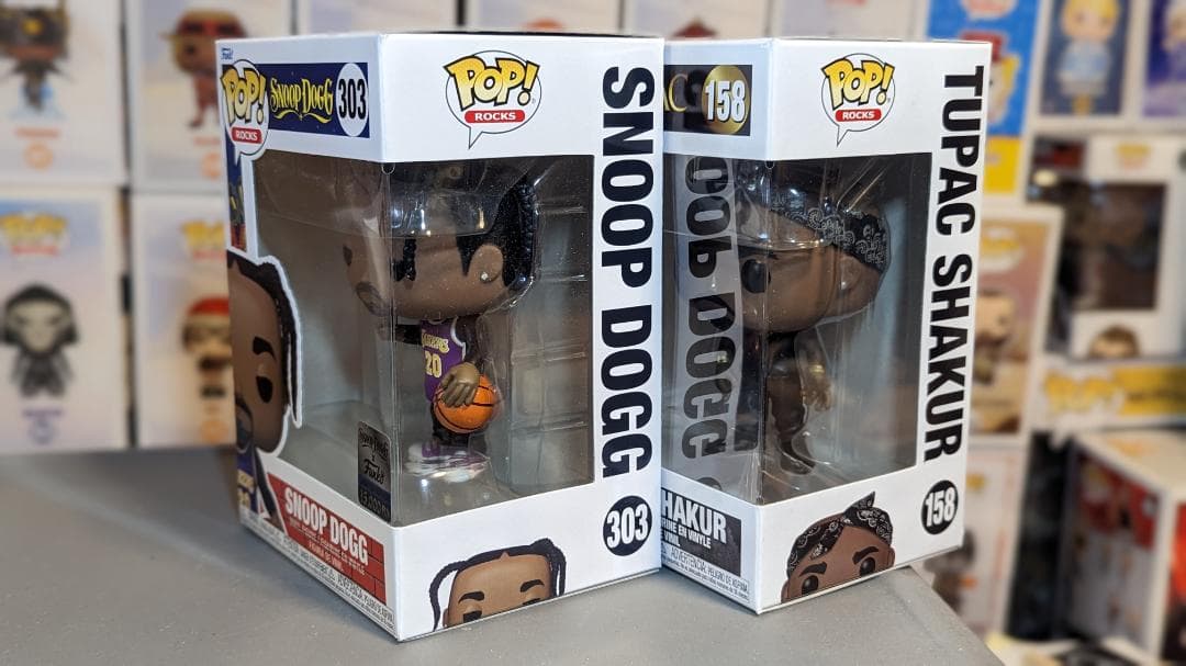 b*y様 Funko Snoop Dog #303 & 2 Pac Shakur