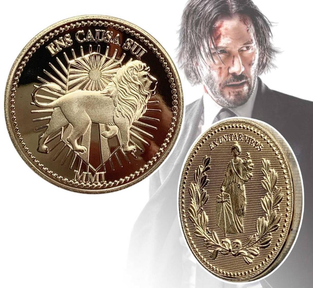 ジョン・ウィック コンチネンタル・ホテルの金貨/コイン レプリカ」jo