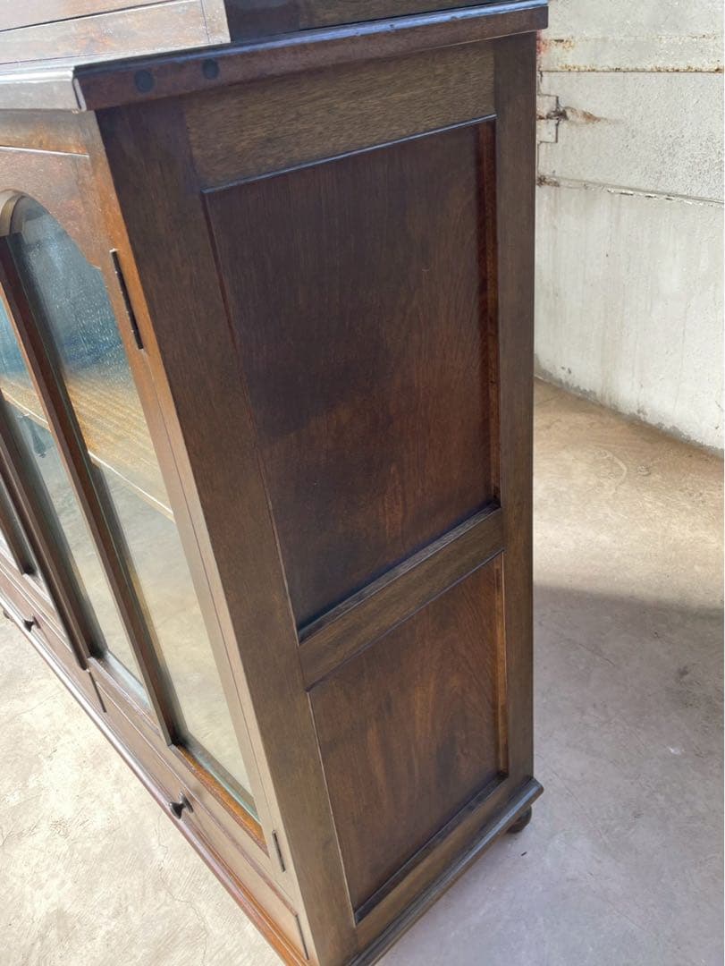 激レア‼️イギリス アンティーク 丸足 キュリオケース 什器