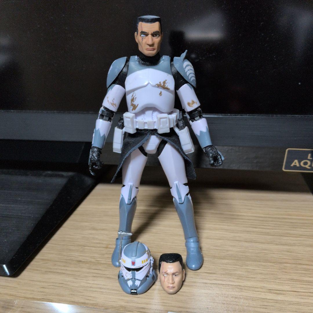 スターウォーズ　コマンダーウォルフ　クローンウォーズアニメフェイス　カスタム