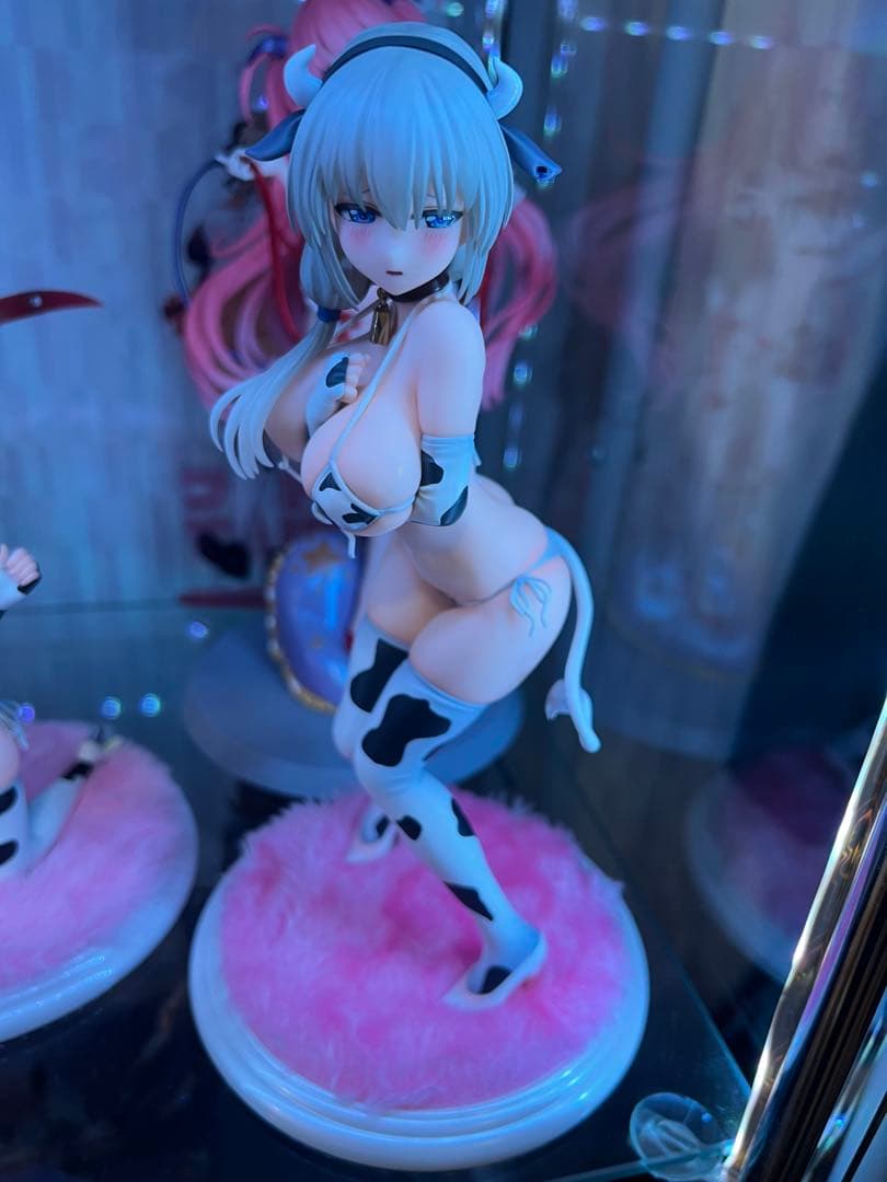 宇崎柳 宇崎花 (宇崎月パーツ、箱が欠損)牛柄ビキニ フィギュア