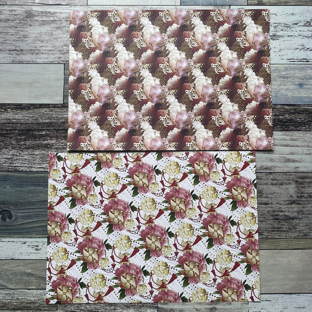 新作②ラブレター♡A4デザインペーパー70枚♡バレンタインコラージュ素材