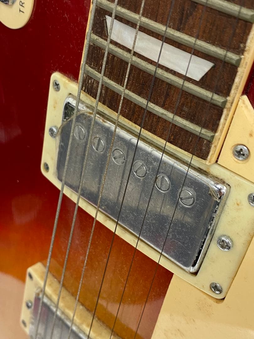 3-1759 Tomson/エレキギター/レスポールタイプ/赤茶色系