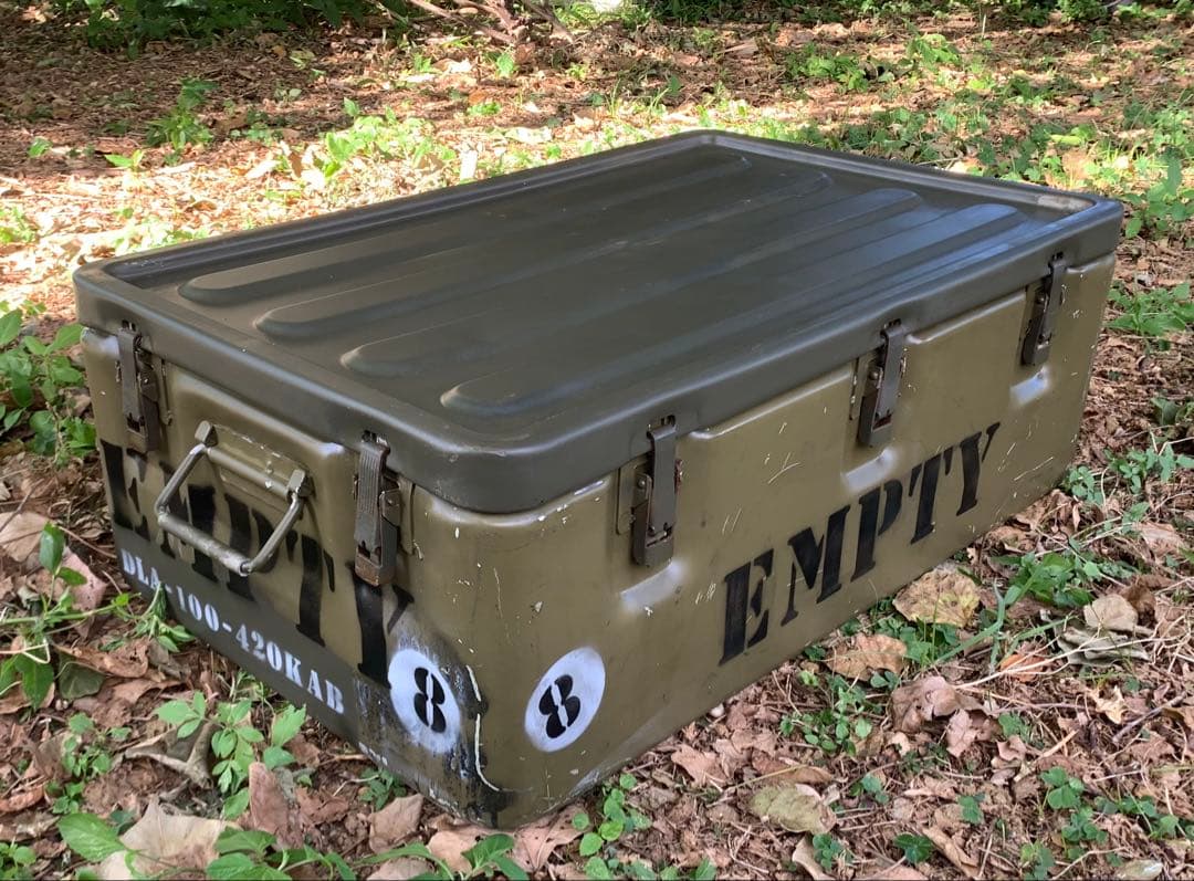 ミリタリー アルミコンテナ 米軍 払下げ 放出品 美品 アウトドア 車載 USA