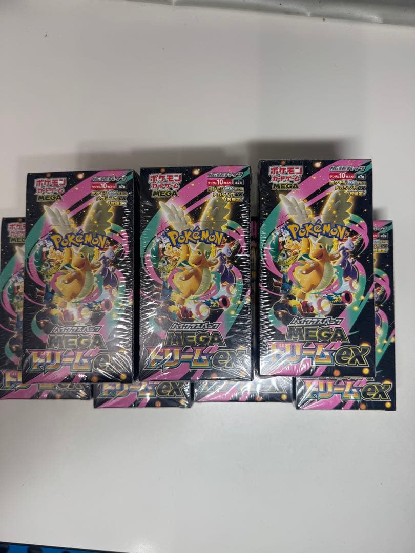 ポケモンカードMEGAドリームex BOX 新品未開封 7box シュリンク付き