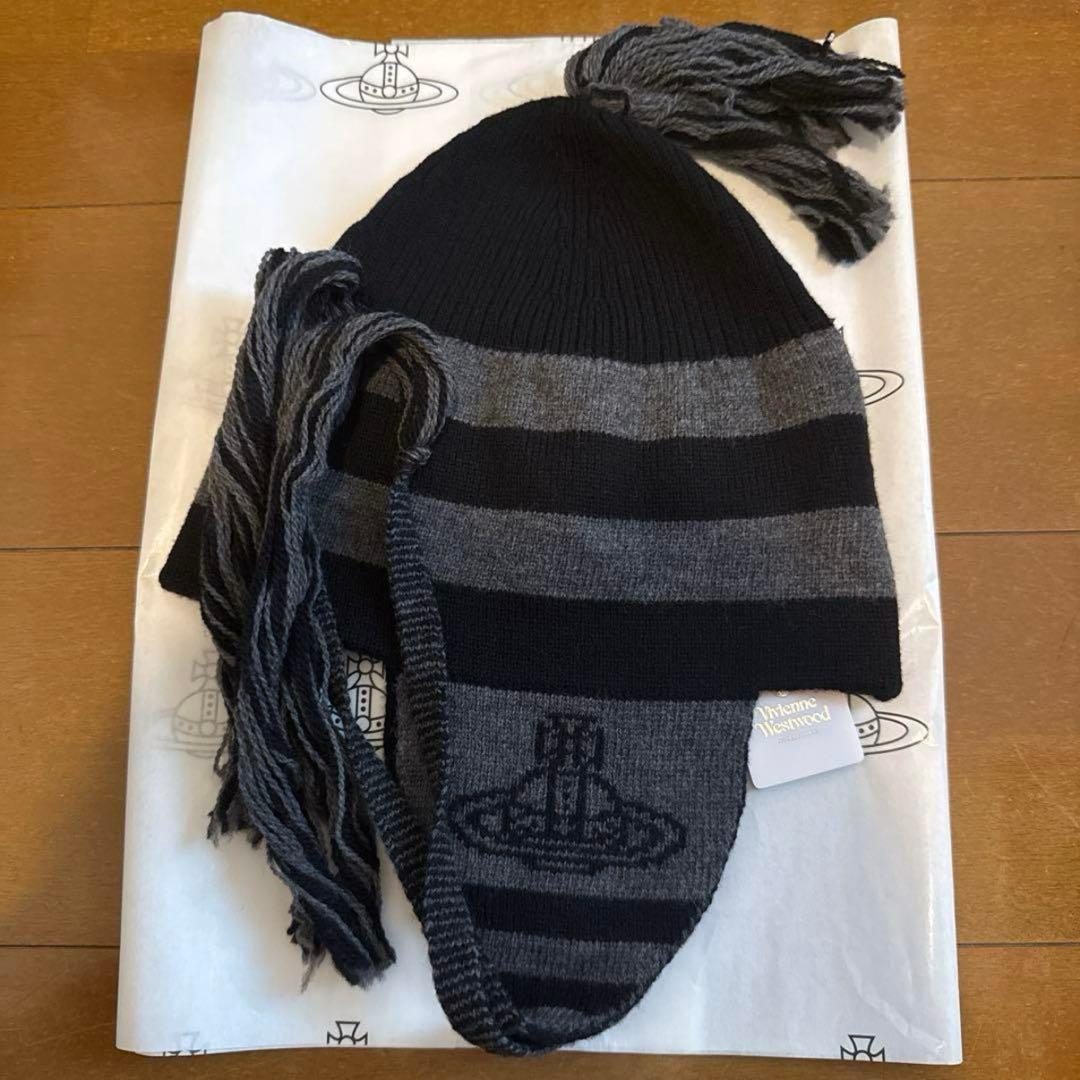 Vivienne Westwood ORB フラップ付ワッチ ブラック