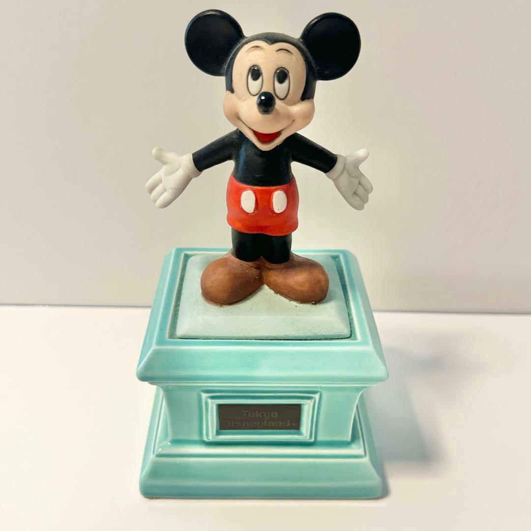 ミッキーマウス オルゴール 陶器製 レトロ ビンテージ 東京