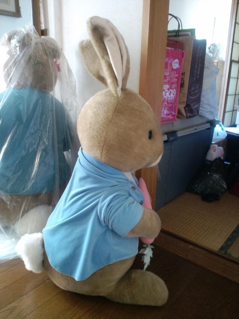 レア！ ピーターラビット ぬいぐるみ EDEN タグ付き 85cm 超特大