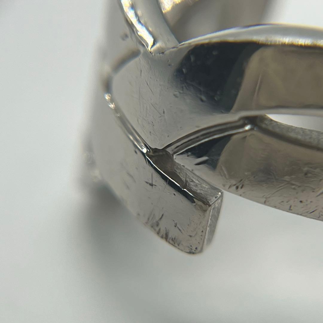 サンローランパリ SAINT LAURENT YSLロゴ リング 12号 メタル