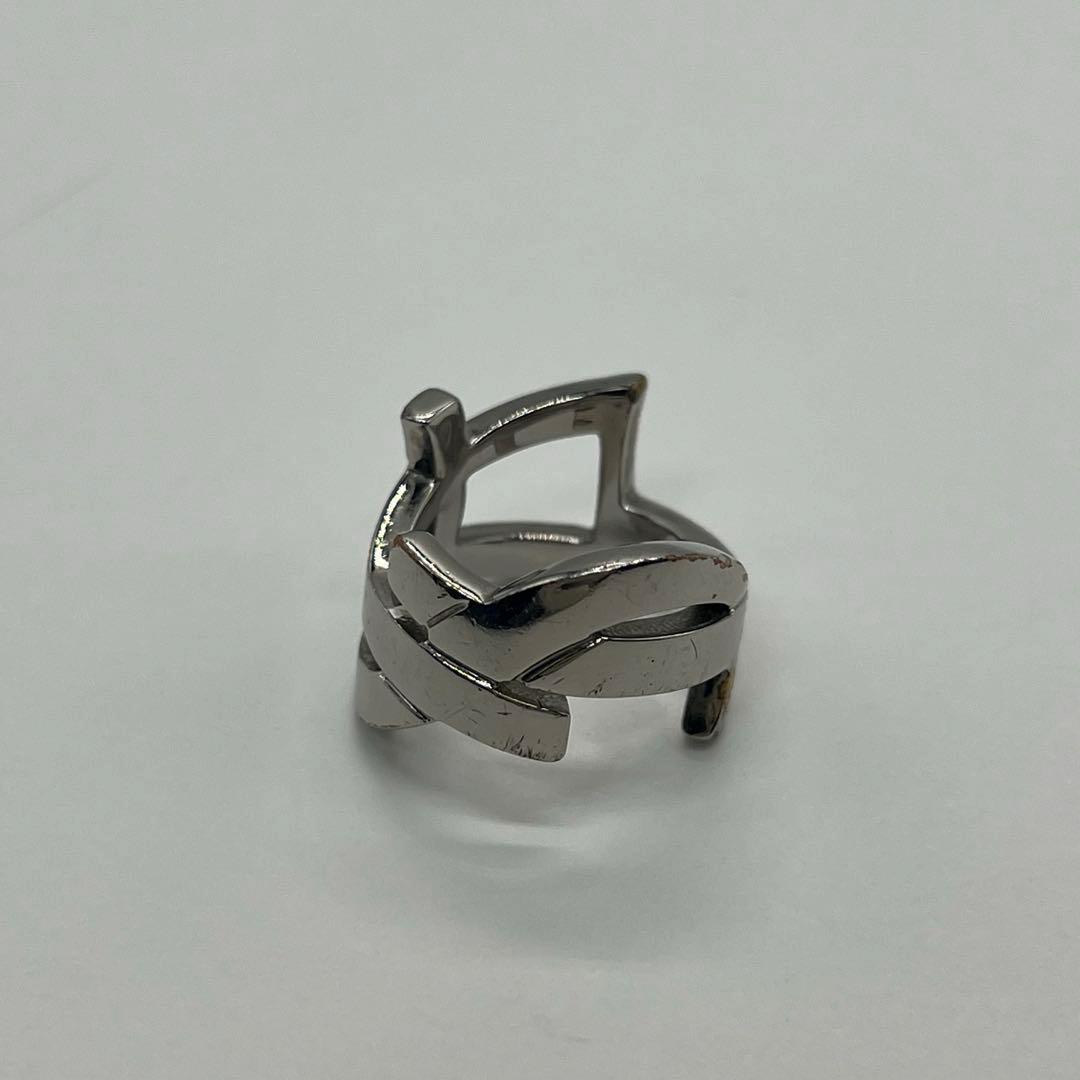 サンローランパリ SAINT LAURENT YSLロゴ リング 12号 メタル