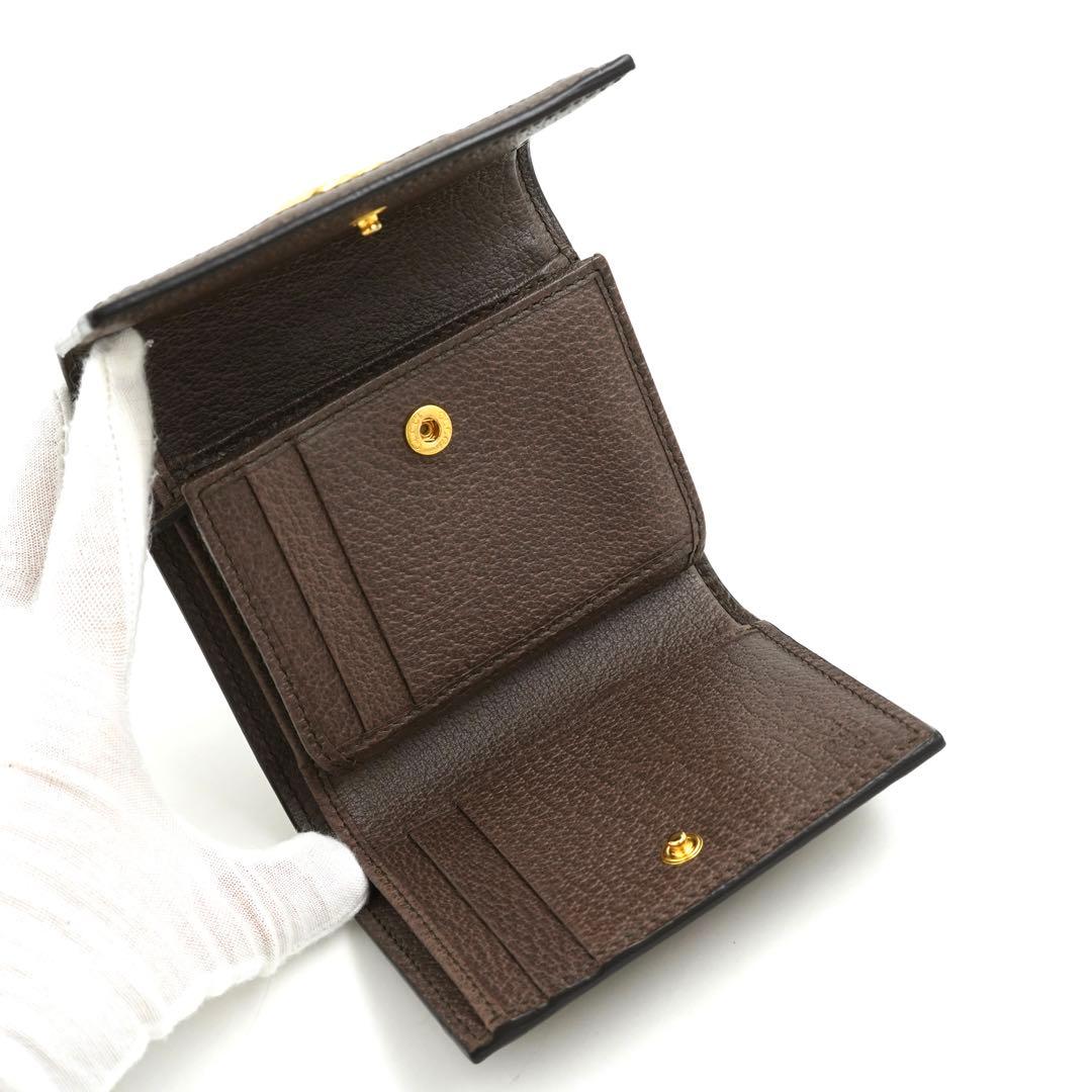 ✨新品未使用・箱付き✨ GUCCI ミニ財布 マーモント シェリーライン GG