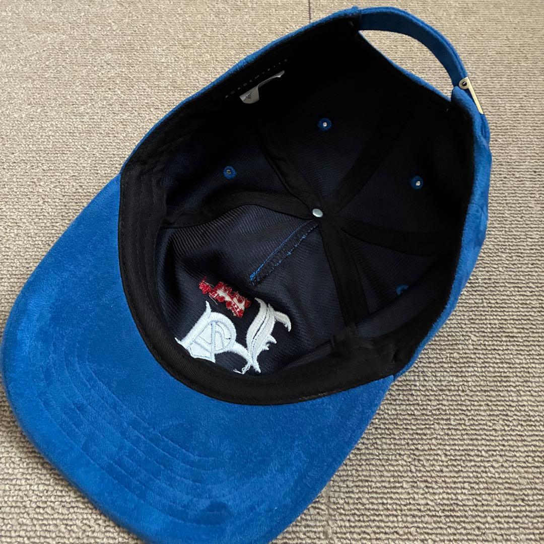 デリンクエントブロス スエード スナップバック キャップ LA ブルー
