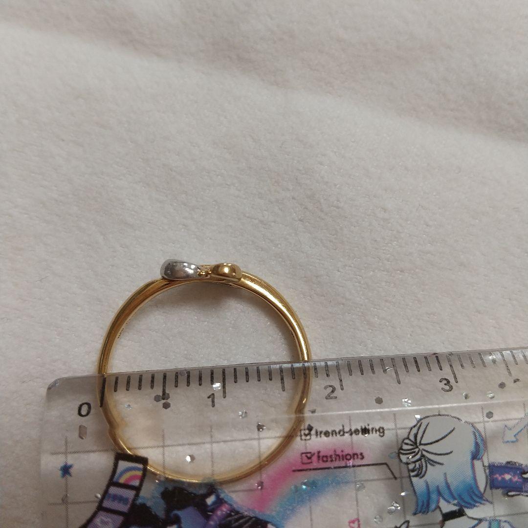 専用です☆クレージュ K18&プラチナ ハートリング