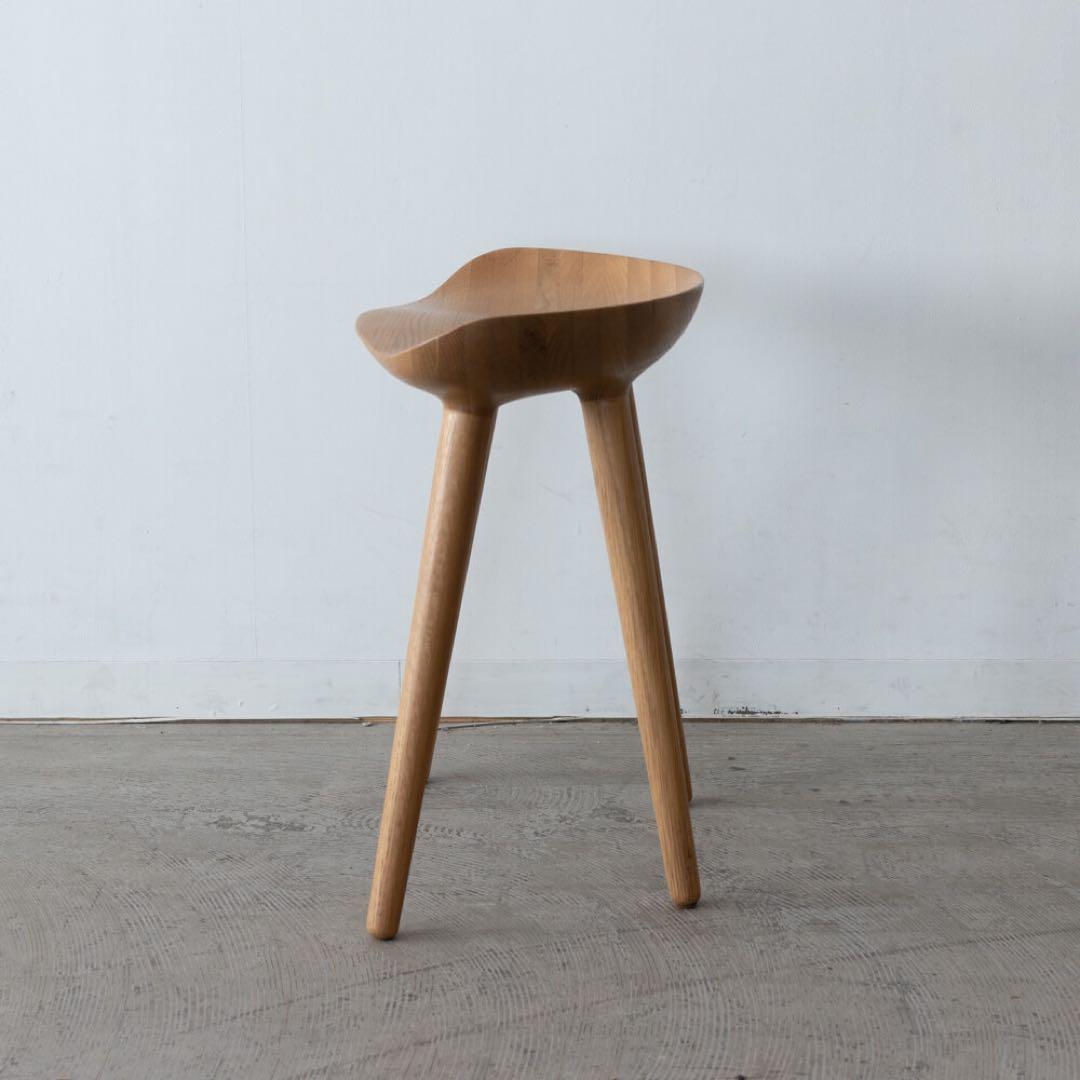 BRIDGE スツール [NA] ホワイトオーク無垢材 / オイル塗装