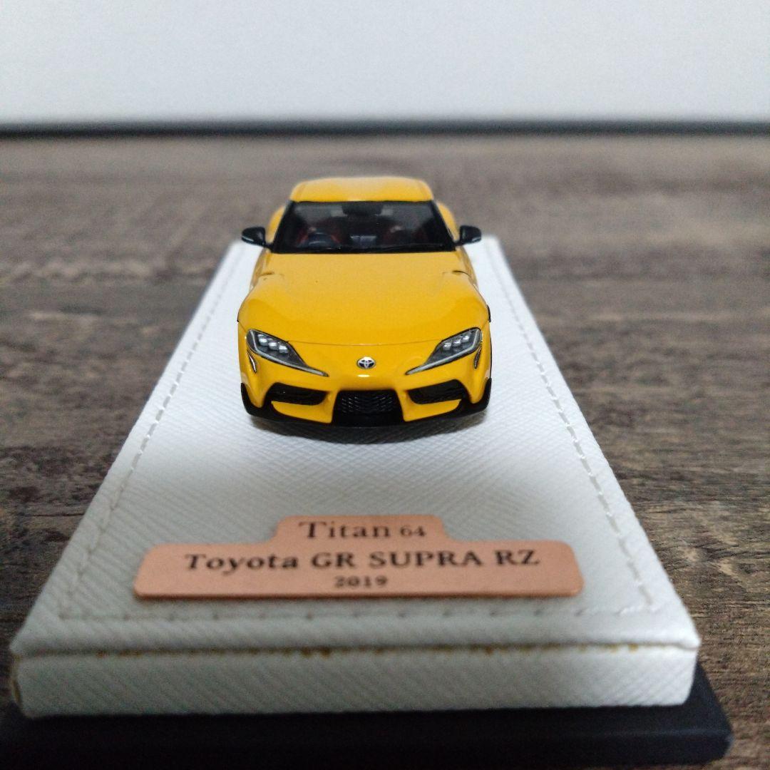 Toyota GR SUPRA RZ 2019 イエロー 1/64makeup製