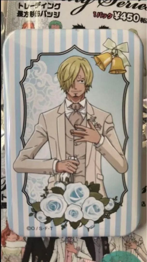 麦わらストア サンジ お台場 ウエディング 缶バッジ バラティエ - メルカリ