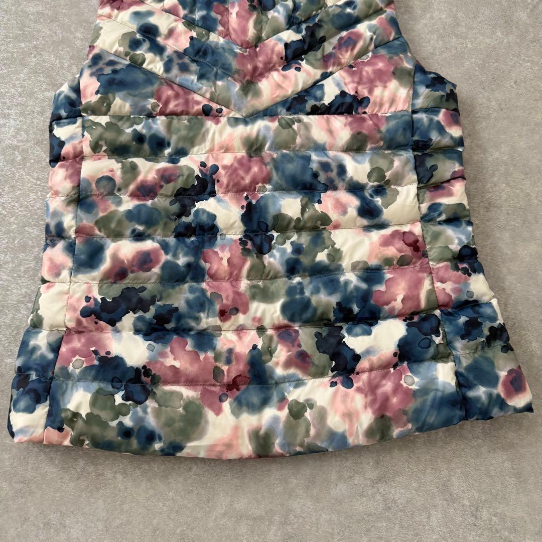 美品 RLX RALPH LAUREN ポロ ゴルフ 中綿ベスト 総柄 水彩