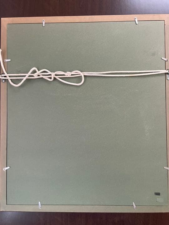 絵画　金森良泰　朱い翼の天使