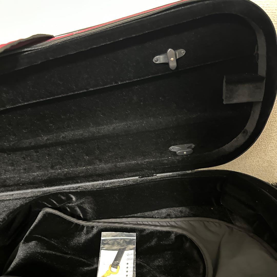 Super light ビオラ ケース セミハードケース 赤 弦楽器