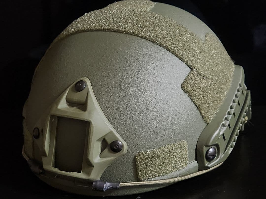 NIJ-Ⅲa 実物 防弾ヘルメット 55㎝～62㎝ /OD、 FAST OPS