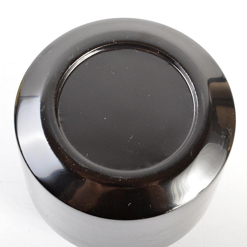 茶道具　加賀蒔絵　塗師　峯清作　花文棗　共箱　V　6182