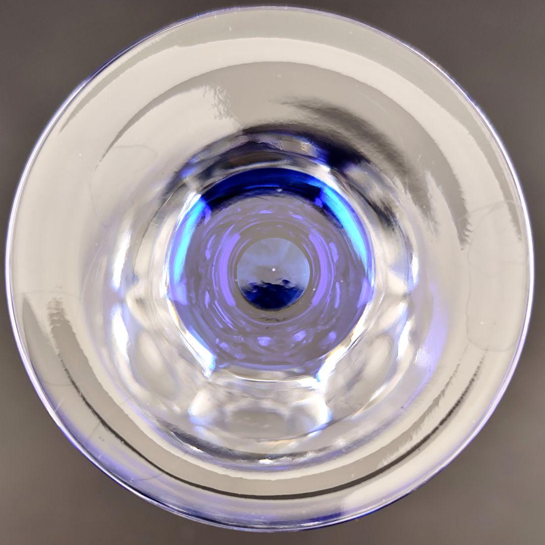 希少品☆江戸切子☆木村泰典 ワイングラス 脚付杯（切子 江戸切子