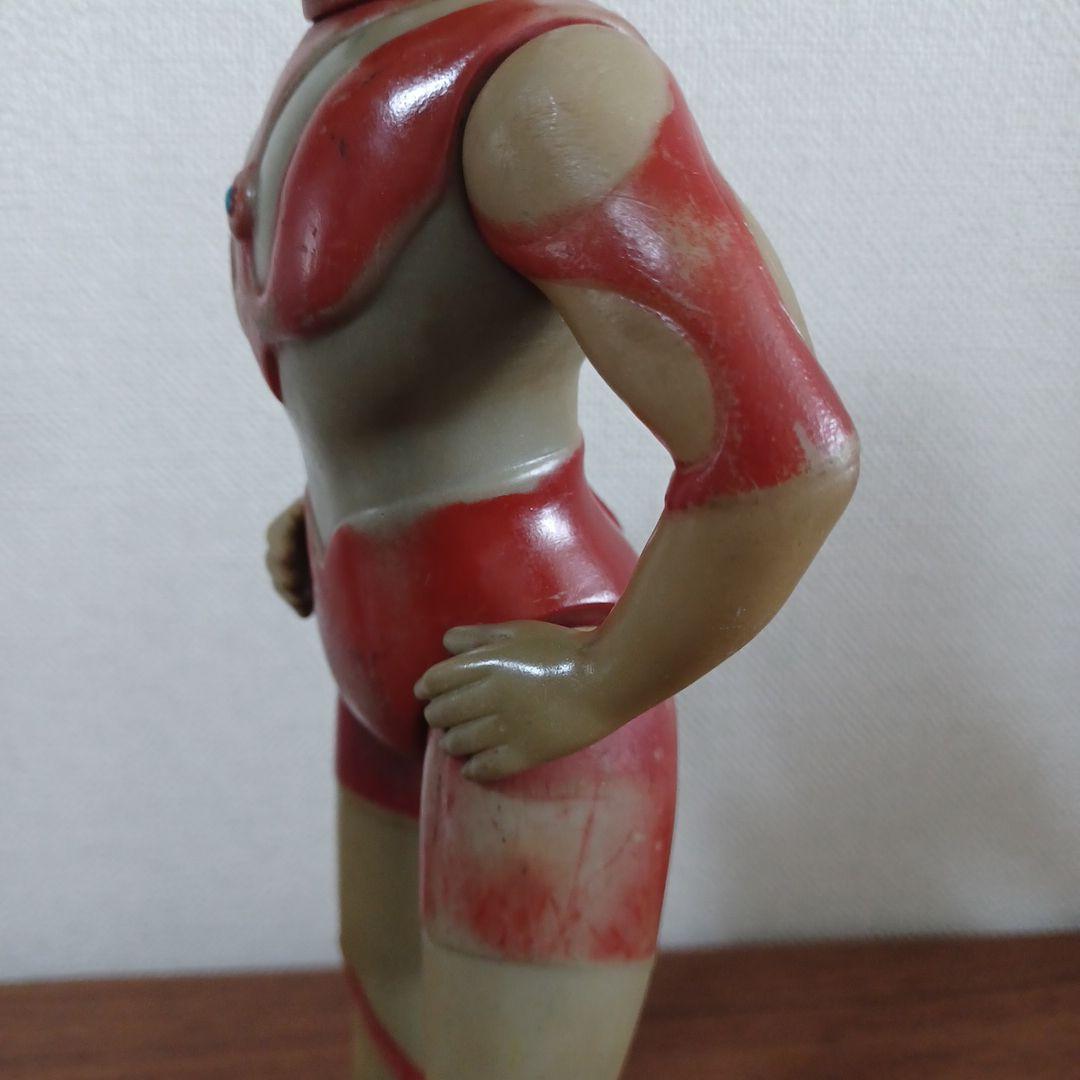 当時もの　希少ブルマァク製　285㎜「ウルトラマン」ソフビフィギュア