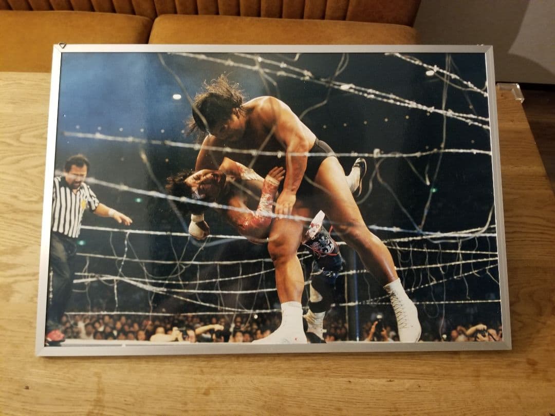 長州力 vs 大仁田厚 - ノーロープ有刺鉄線電流爆破デスマッチ 試合写真 長州力 vs 大仁田厚 - ノーロープ有刺鉄線電流爆破デスマッチ 試合写真