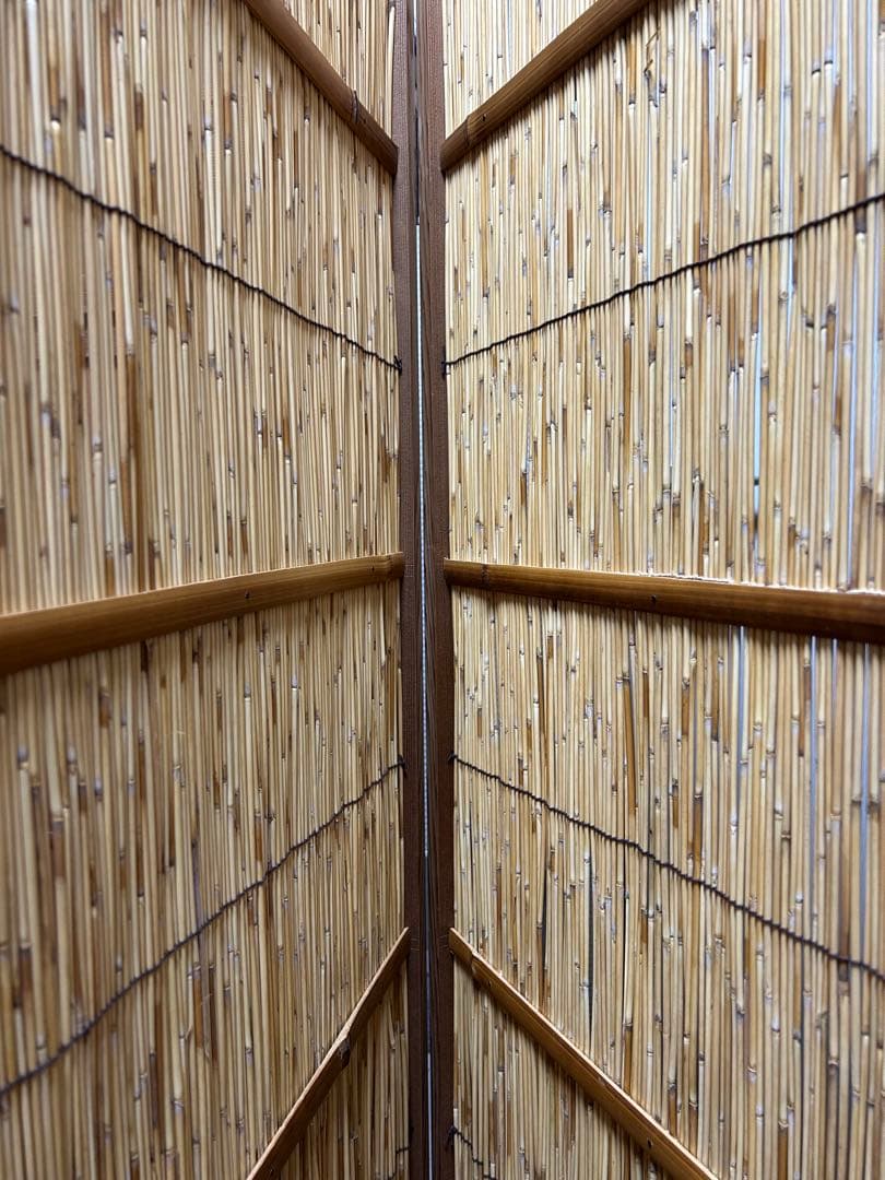 茶道具】花寄六枚屏風（紙箱）☆送料込☆