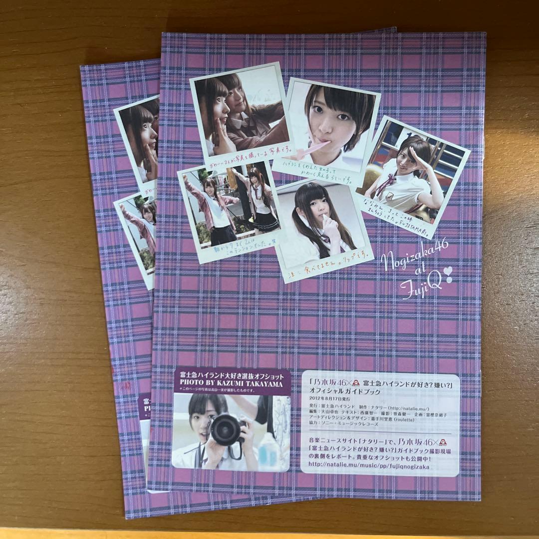乃木坂46 生田絵梨花 富士急イベ配布パンフレット 生田絵梨花 未直筆
