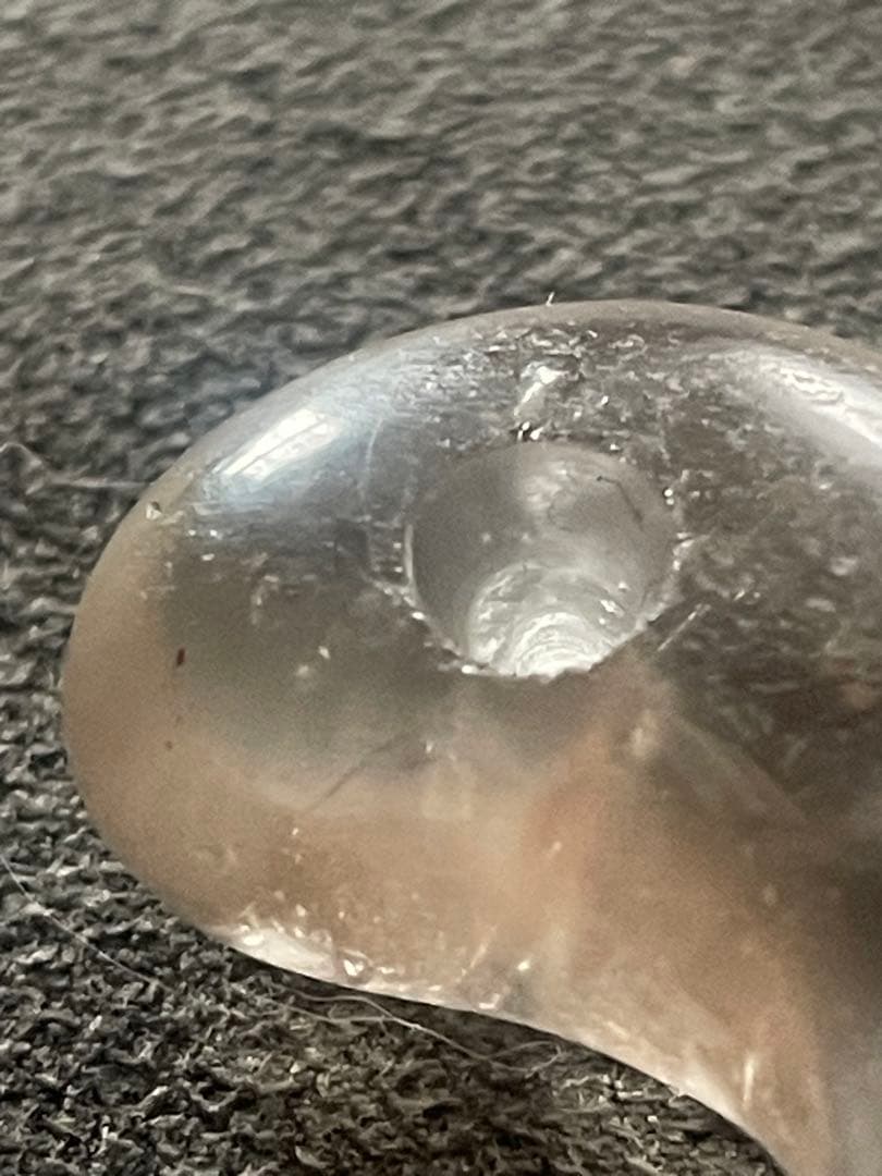 ☆【ジャッキー】古墳期『古代水晶勾玉』出土品 大型勾玉5.7cm儀式勾玉